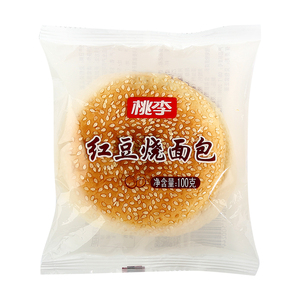 桃李红豆烧面包 100g/袋