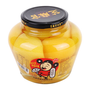 芝麻官糖水黄桃1千克/瓶