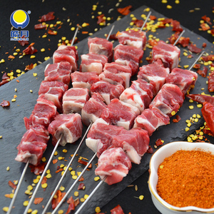皓月清真牛肋条串200g生鲜速冻调制烧烤牛肉串