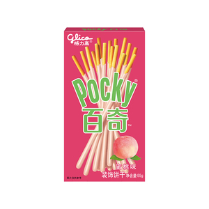 格力高  百奇蜜桃味装饰饼干棒  55g/盒 休闲零食