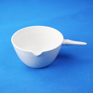 171人付款淘宝实验室陶瓷柄皿带柄平底蒸发皿带柄坩埚 50 250 1000ml