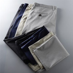 丝滑/光泽/顺滑/细腻!休闲裤男士直筒修身纯色长裤