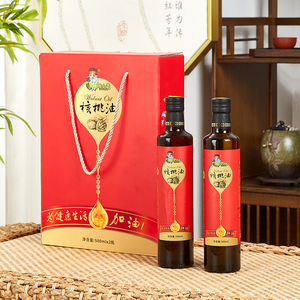 陇小南核桃油甘肃成县丝绸之路款500m*2礼盒装