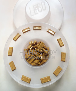 80乐高lego 珍珠金色 99563 6207933 1x2 金锭 金砖 aj11淘宝成交2笔