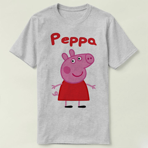 peppa pig 粉红猪小妹 小猪佩奇 上衣 男女 t-shirt t恤