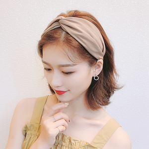 韩国发箍女百搭外出压发卡短发头箍宽边显脸小的网红发饰头饰韩版