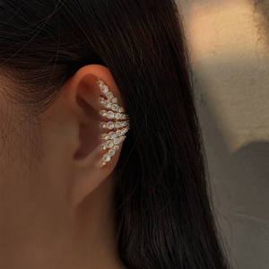 欧美网红耳环气质小众设计高级感个性简约耳骨夹耳夹无耳洞女耳饰