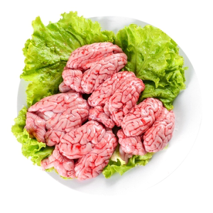 鲜脑花 1个袋 生猪小脑子 猪脑 新鲜脑花 生鲜猪脑髓火锅食材