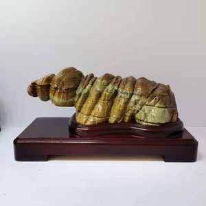 东北长白山天然松花石 天然原石观赏石 镇宅石 居家办公象形石