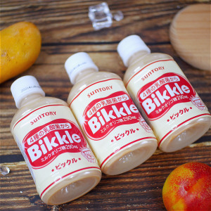 日本进口三得利suntory bikkle乳酸菌饮料280ml*12瓶儿童乳味饮品