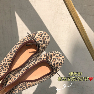 【5月21号上】手工鞋by chendan陈丹女鞋 2024年小豹纹单鞋蝴蝶结