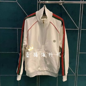 gucci/古驰外套秋冬男女休闲运动校服古奇立领拉链夹克林彦俊同款