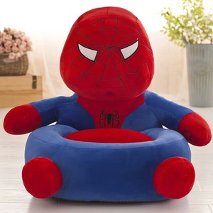 新款卡通儿童小沙发宝宝学坐椅婴幼儿毛绒玩具坐垫蜘蛛侠美国队长