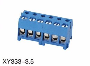 XY333-3.5MM间距端子配套331针蓝色PBT磷铜端子弹片 DG333K-3.5MM