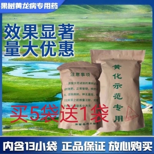 黄龙病黄化示范专用柑橘脐橙打针药盐酸四环素红黑胶囊蓝色42泰国
