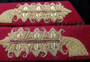【博物馆级复制品】进口金属丝手绣ww2德国元帅领章