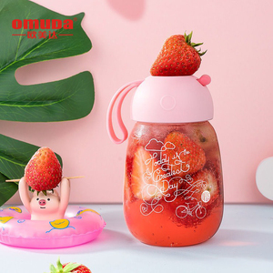 000人付款淘宝新欧美达玻璃杯加深茶网男士女士双层商务水杯泡茶杯子