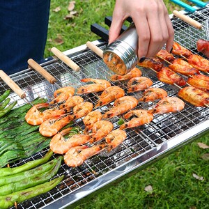 烧烤签子加粗不锈钢网 烧烤网 烧烤炉配套格子铁网烧烤网片烧烤架