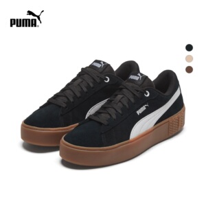 puma彪马官方正品 新款女子厚底休闲鞋 smash platform 373037