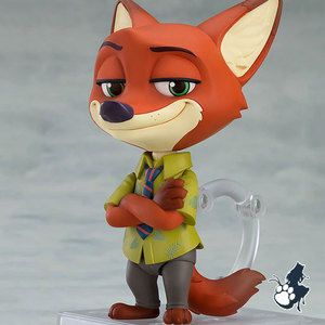 现货 gsc 疯狂动物城 狐狸 nick 尼克 粘土人 手办 王尔德