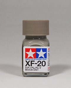 hy〗tamiya田宫 珐琅油性漆 80320 xf-20 消光中度灰色 10ml