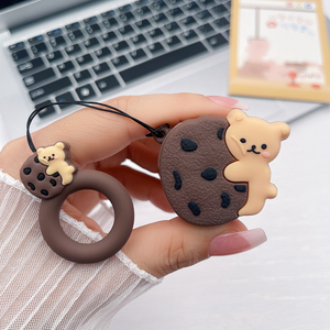 高速卡通可爱u盘64g饼干小熊女生大容量手机电脑两用定制礼品优盘