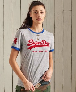 全新正品 Superdry VL 基本Logo 短T 女款 灰色