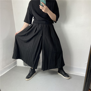 哈伦裤子男裤裙