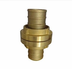 40/50/65国标水龙带铜接扣ccs船用消防灭火皮龙接头德标水带接口