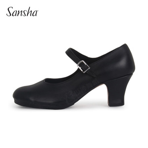 法国三沙Sansha真皮弗朗明哥舞蹈鞋Flamenco弗拉明戈舞鞋弗拉门戈