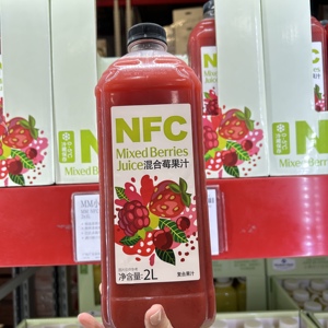 山超市姆FRUTCO橙汁 NFC混合莓果汁2L瓶巴西橙汁多种纯果汁100%