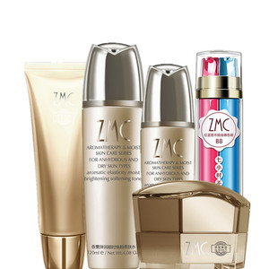 植美村补水保湿套装 香薰弹润高保湿套盒 洗面奶乳液面霜眼霜精华