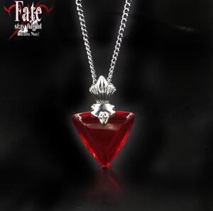 fate stay night fate zero necklace 命运之夜远坂凛红宝石项链