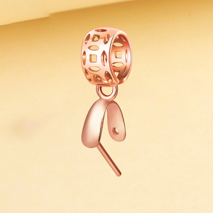 瓜子扣18k金玫瑰金