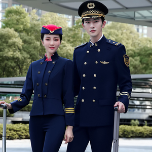 形象岗保安礼仪服女制服套装秋冬新款售楼部迎宾工作服物业礼宾服