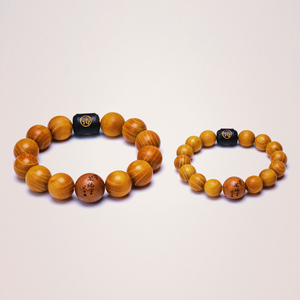 【杨门·藏福堂】雷击木手串(乾坤)