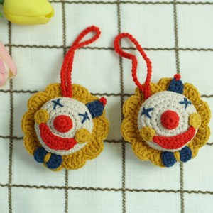 勾勾乐手工小丑挂饰钩针毛线编织diy钩织材料包新手自制创意礼物