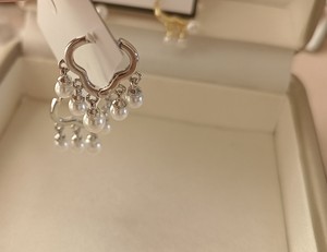 青岛饰品 质感镀金 纯银针 珍珠耳圈耳环耳钉