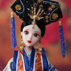 沁韵伊 古装娃娃30厘米清朝宫廷芭比民族玩具收藏礼物 孝康章皇后