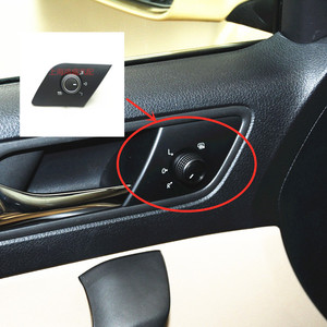 13 14新桑塔纳电动倒车镜开关后视镜旋钮镀亮带加热调节拨杆配件