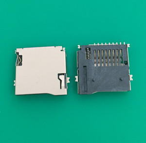 micro sd 小卡 自弹式 手机内存卡座 9p 手机配件 tf卡座