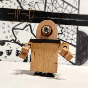 怪兽疯了-走路玩具 一木一物 木工材料包 益智 儿童diy 暖场活动