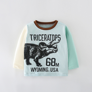 80芒果小希希淘宝犀牛图案衣服童装男童无袖t恤男宝宝背心纯棉儿童