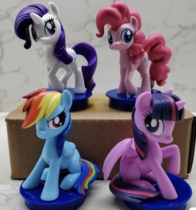 正版散货小马宝莉大电影 手办模型摆件紫悦 碧琪 云宝 珍奇现货