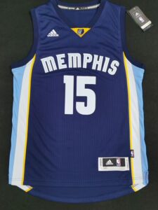 阿迪达斯正品文斯卡特灰熊客场15号元年r30 2.0 sw球衣背心篮球服