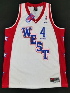 耐克nike正品nba克里斯韦伯2004全明星元年sw刺绣球衣篮球服背心