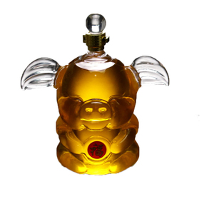 2018生肖猪酒瓶动物猪形瓶子空心猪酒瓶动物白酒瓶野猪造型酒瓶