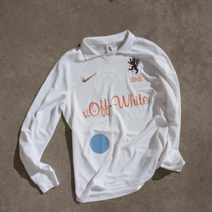 现货nikelab x off-white jersey ow世界杯联名 套头卫衣长袖