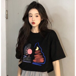 短袖t恤女潮酷学生