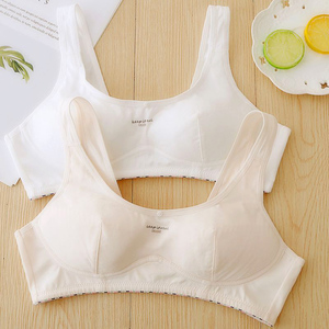 少女文胸初中生日系内衣纯棉薄款发育期学生12-14-16岁无钢圈胸罩